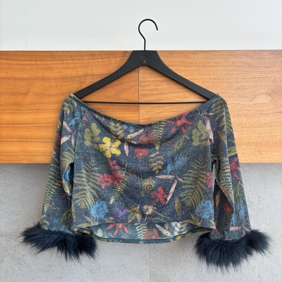 NWT Savage X Fenty Trophy Wife Sleepwear Set Crop Top And  Shorts, Size 16-18 - Picture 14 of 16